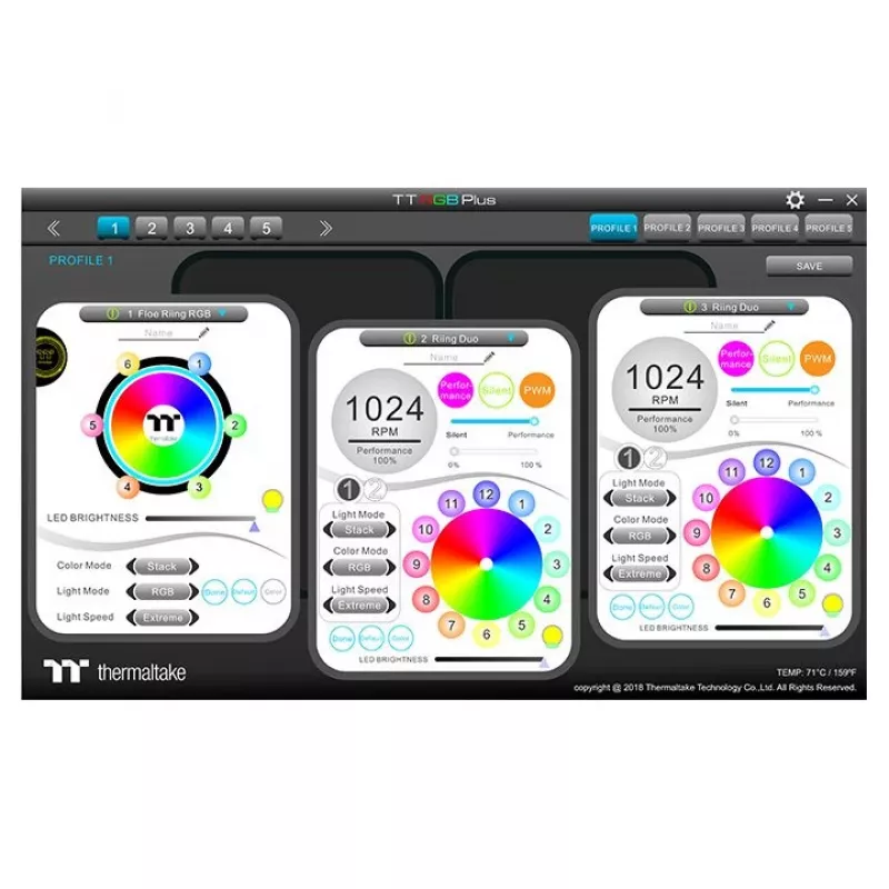 Terminis papildinys THERMALTAKE Floe DX RGB 240 TT Premium Edition – skysčio aušinimo sistema