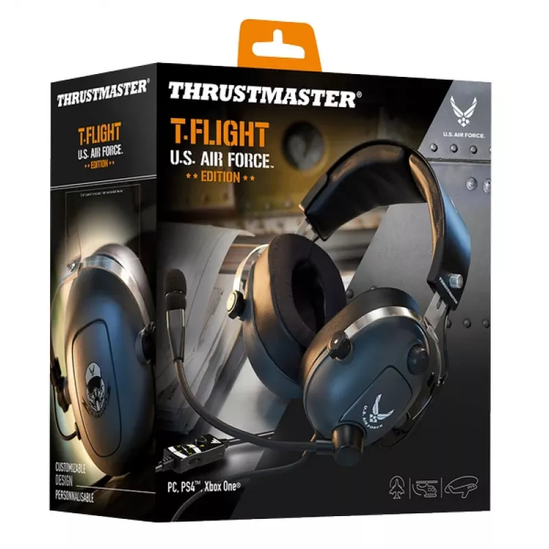 Thrustmaster T.Flight U.S. Air Force Edition ausinės laidinės žaidimams juodos