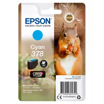 Epson 378 Claria Photo HD kasetė, žydra (C13T37824010)