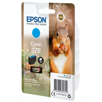 Epson 378 Claria Photo HD kasetė, žydra (C13T37824010)