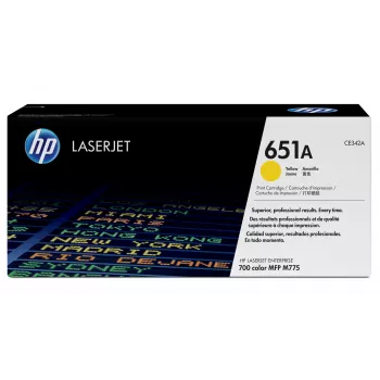 HP 651A geltonas originalus LaserJet tonerių kasetė, 16000 puslapių, geltona, 1 vnt.