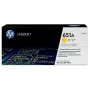 HP 651A geltonas originalus LaserJet tonerių kasetė, 16000 puslapių, geltona, 1 vnt.