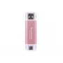 TRANSCEND ESD310P - 1TB nešiojamas SSD diskas - USB Type-A / USB Type-C - rožinė