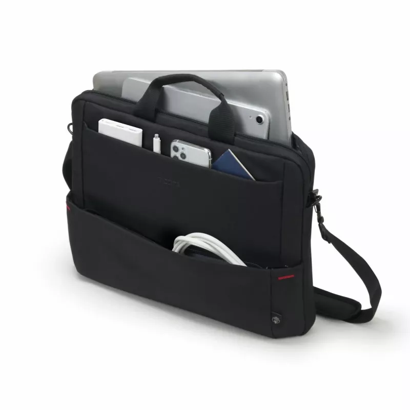 Dėklas nešiojamam kompiuteriui DICOTA Eco Slim Case Plus Base - 13-15.6 col. - Juodas / 300d Rpet Poliesteris