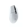 LOGITECH G305 Lightspeed belaidė žaidimų pelė balta