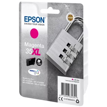 Epson Padlock 35XL rašalo kasetė, purpurinė, DURABrite Ultra, didelės talpos