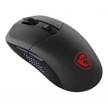 MSI VERSA 300 ELITE WIRELESS belaidė pelė, žaidimams, dešinei rankai, RF Wireless + Bluetooth + USB Type-C, optinė, 26000 DPI