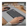 LOGITECH Pebble 2 Combo Tonal Graphite QWERTY US belaidė klaviatūra ir pelė