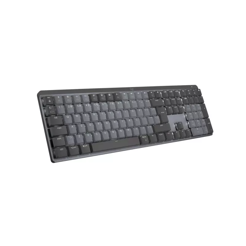 LOGITECH MX Mechanical belaidė apšviesta klaviatūra – grafito, US International, taktiliniai tylūs jungikliai