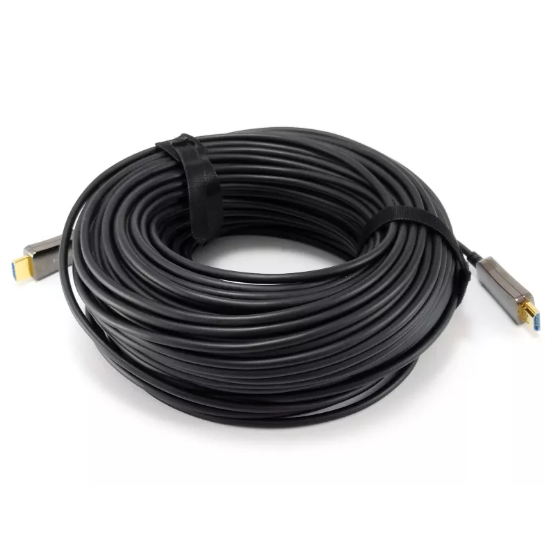 Equip HDMI 2.0 aktyvus optinis kabelis, M/M, 30 m, juodas