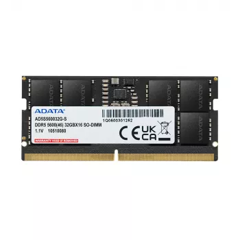 SO-DIMM 16 GB DDR5-5600 , Arbeitsspeicher schwarz, AD5S560016G-S, Premier Tray