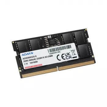 SO-DIMM 16 GB DDR5-5600 , Arbeitsspeicher schwarz, AD5S560016G-S, Premier Tray