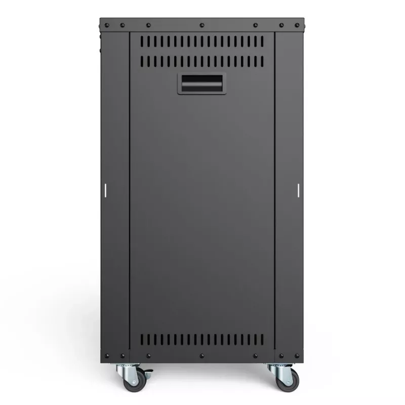 DIGITUS 16U AVS stovas 780x507x460mm srieginės tvirtinimo angos, ratukai, juoda