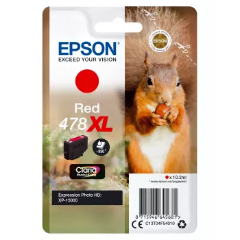 Epson Squirrel Singlepack Red 478XL Claria Photo HD rašalo kasetė