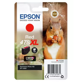 Epson Squirrel Singlepack Red 478XL Claria Photo HD rašalo kasetė