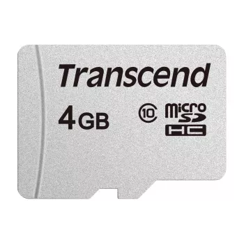 TRANSCEND Micro SDHC kortelė 300s 4GB UHS-I U1 be adapterio