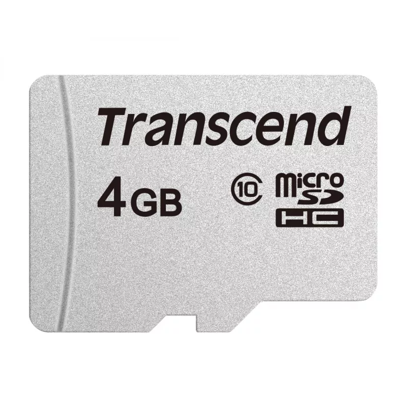 TRANSCEND Micro SDHC kortelė 300s 4GB UHS-I U1 be adapterio