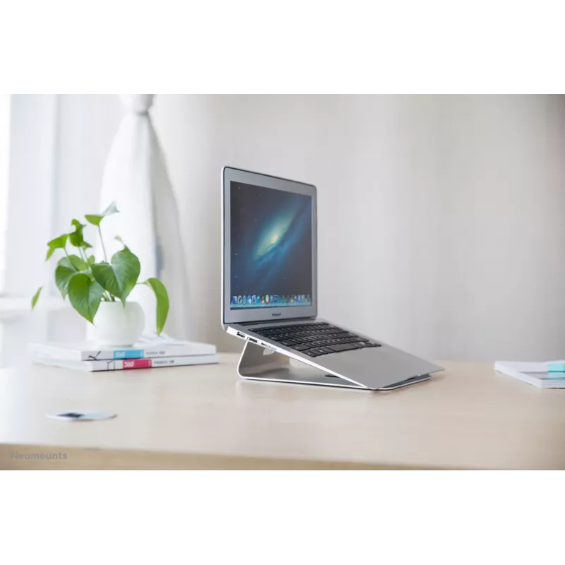 Neomounts NSLS025 stovas nešiojamam kompiuteriui 10-17 colių - universalus, sidabrinis, aliuminis