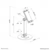 Neomounts DS15-540BL1 Universalus planšetinio kompiuterio stovas 4,7–12,9 colio