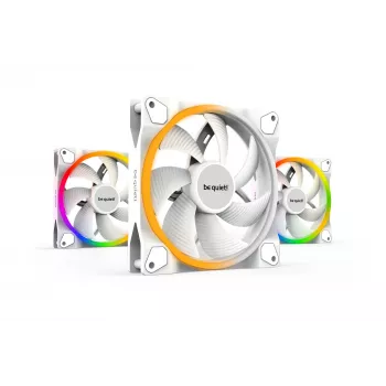 be quiet! Light Wings White 140mm PWM Triple Pack – 3 vnt. 14 cm korpuso ventiliatoriai