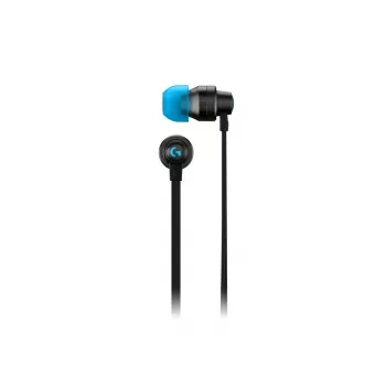 LOGITECH G333 žaidimų ausinės – stereo, 3,5 mm / USB Type-C, juodos