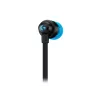 LOGITECH G333 žaidimų ausinės – stereo, 3,5 mm / USB Type-C, juodos