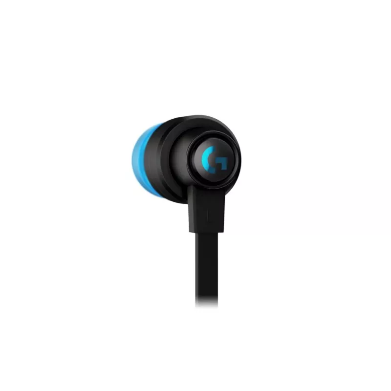 LOGITECH G333 žaidimų ausinės – stereo, 3,5 mm / USB Type-C, juodos