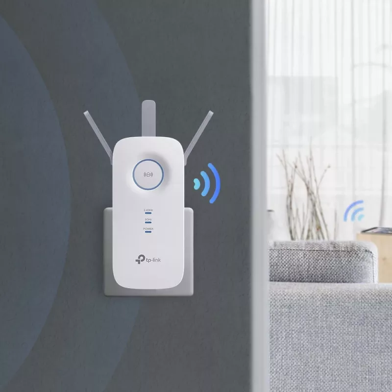 TP-Link RE450 belaidis tinklo stiprintuvas, 1750 Mbps, Gigabit, baltas
