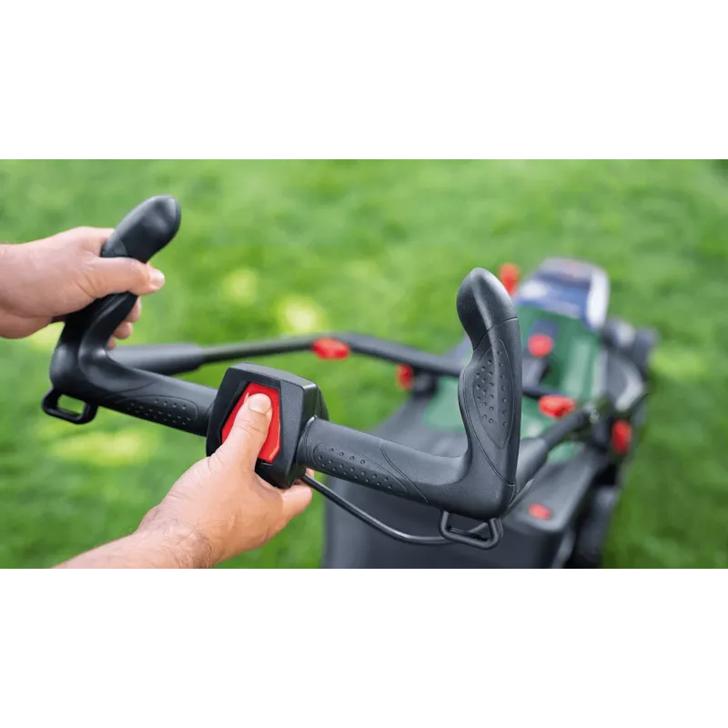 Bosch 37-550 baterijinis vejapjovė užvedama pėsčiomis, juoda, žalia