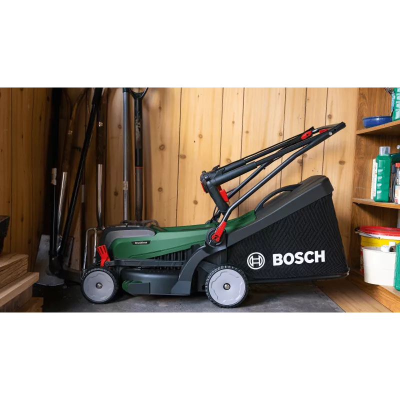 Bosch 37-550 baterijinis vejapjovė užvedama pėsčiomis, juoda, žalia