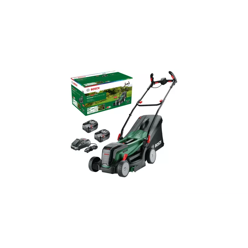 Bosch 37-550 baterijinis vejapjovė užvedama pėsčiomis, juoda, žalia