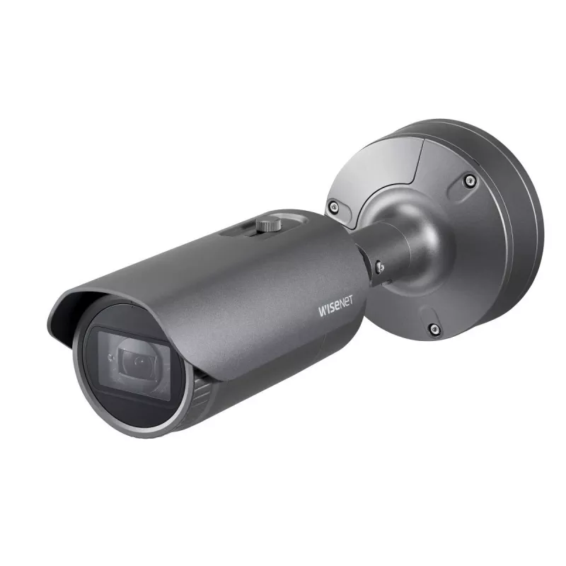 Hanwha Vision WiseNet X XNO-6080R lauko cilindro formos IP kamera, 2 MP, 2,8-12 mm, diena/naktis, atspari vandalams, pilka