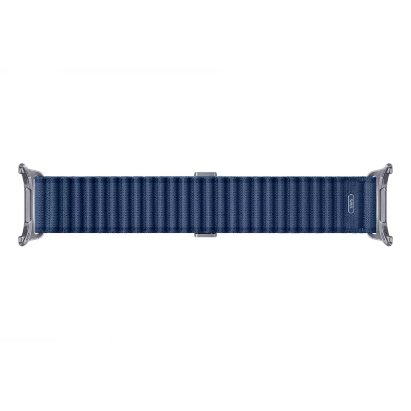 Samsung Trail Band Galaxy Watch Ultra dirželis, mėlynas, titano, nailono, nerūdijančio plieno