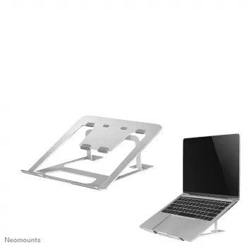 Neomounts NSLS085SILVER nešiojamojo kompiuterio stovas 10-17 colių – sulankstomas – kompaktiškas – universalus