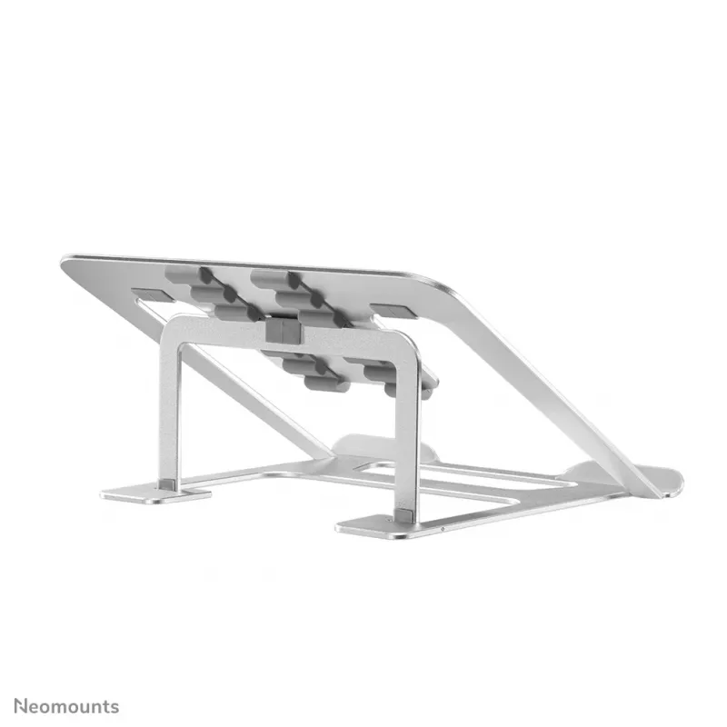 Neomounts NSLS085SILVER nešiojamojo kompiuterio stovas 10-17 colių – sulankstomas – kompaktiškas – universalus