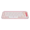Logitech POP Icon Keys belaidė klaviatūra, rožinė, QWERTY, JAV tarptautinė