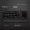 Žaidimų klaviatūra Logitech G G213 Prodigy pilno dydžio RGB LED laidas