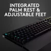 Žaidimų klaviatūra Logitech G G213 Prodigy pilno dydžio RGB LED laidas
