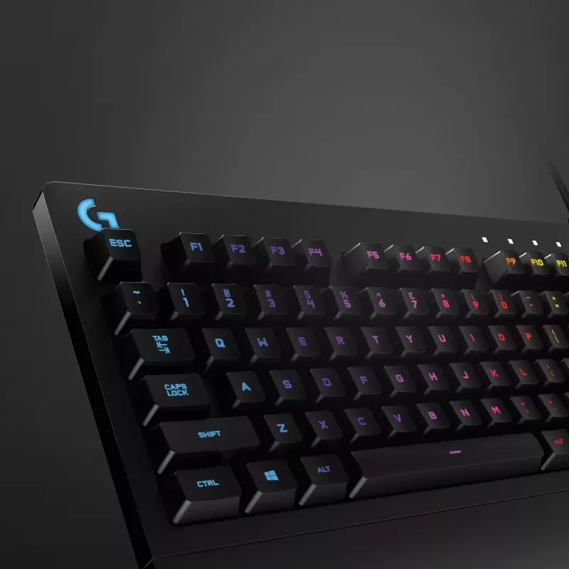 Žaidimų klaviatūra Logitech G G213 Prodigy pilno dydžio RGB LED laidas