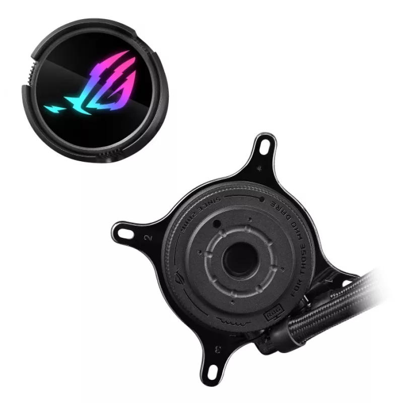 ASUS ROG Strix LC III 240 ARGB skysčio aušinimo komplektas 12 cm Juoda