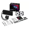 ASUS ROG Strix LC III 240 ARGB skysčio aušinimo komplektas 12 cm Juoda