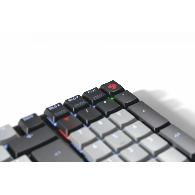 CHERRY KW 550 MX LP klaviatūra Home/Office USB + Bluetooth QWERTZ vokiška juoda