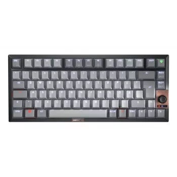 CHERRY KW 300 MX klaviatūra, belaidė USB + Bluetooth, QWERTZ vokiškas išdėstymas, juoda, varinė, pilka