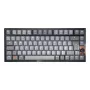 CHERRY KW 300 MX klaviatūra, belaidė USB + Bluetooth, QWERTZ vokiškas išdėstymas, juoda, varinė, pilka