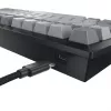 CHERRY KW 300 MX klaviatūra, belaidė USB + Bluetooth, QWERTZ vokiškas išdėstymas, juoda, varinė, pilka