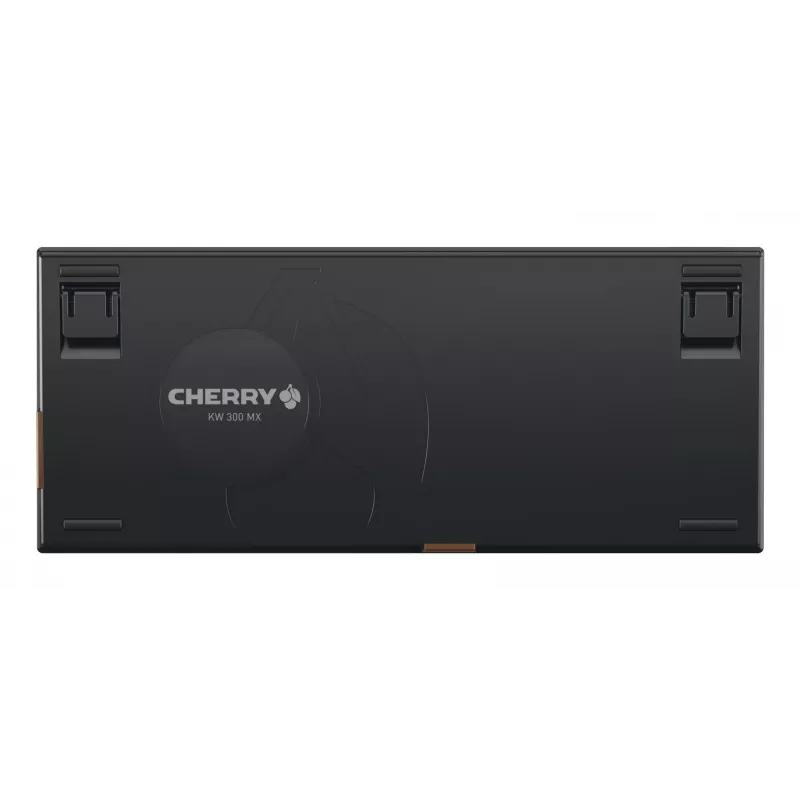 CHERRY KW 300 MX klaviatūra, belaidė USB + Bluetooth, QWERTZ vokiškas išdėstymas, juoda, varinė, pilka