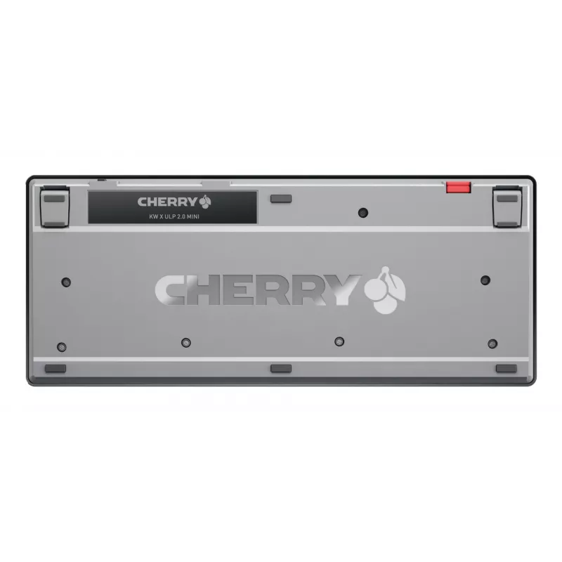 CHERRY KW X ULP 2.0 MINI klaviatūra, namams/biurui, USB + RF belaidė + Bluetooth, QWERTZ vokiškas išdėstymas, juoda