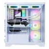 Korpusas XPG INVADER X BTF White, Midi Tower, ATX, SPCC, grūdintas stiklas