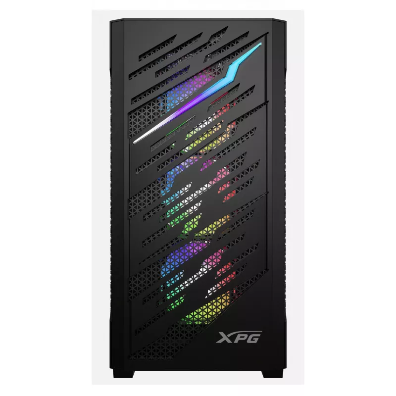 XPG STARKER AIR BTF Midi Tower Juodas, korpusas, ATX, EATX, micro ATX, Mini-ITX, SPCC, grūdintas stiklas