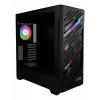 XPG STARKER AIR BTF Midi Tower Juodas, korpusas, ATX, EATX, micro ATX, Mini-ITX, SPCC, grūdintas stiklas